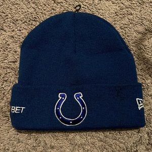 Blue colts beanie